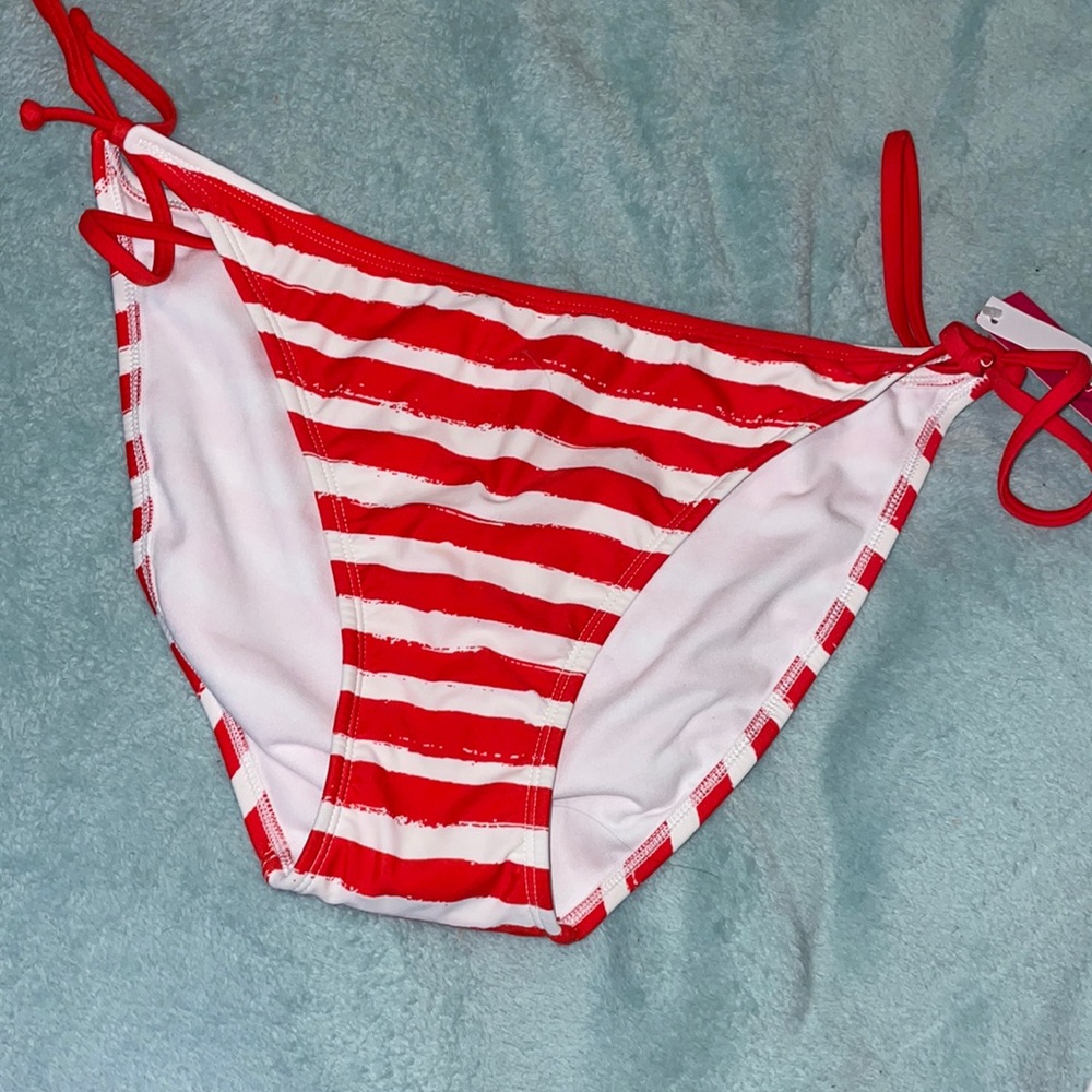 Red&White Bikini Bottom